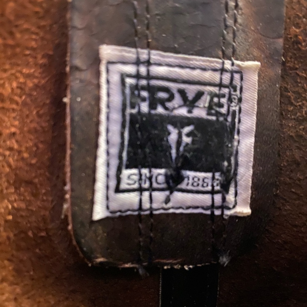 Frye Dark Brown Leather Boots - Picture 3 of 10